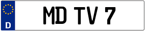 Truck License Plate